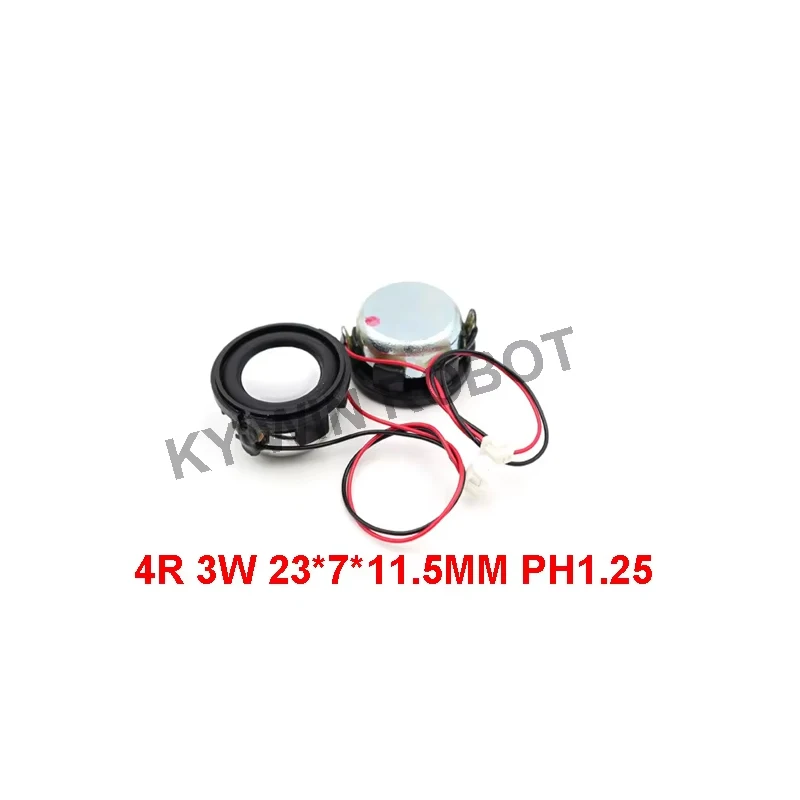 2 ピース/ロット高品質スピーカーホーン 3 ワット 4R 直径 2.3 センチメートル 23 ミリメートルミニアンプゴムガスケットスピーカートランペット厚さ 11.2 ミリメートル