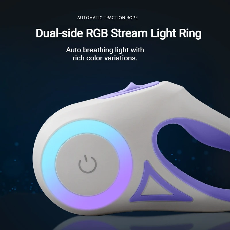 Retractable LED Dog Leash Auto Flash Light Up Pet Walking Leash Nylon Extendable Puppy Traction Rope Night Safety Dog Supplies