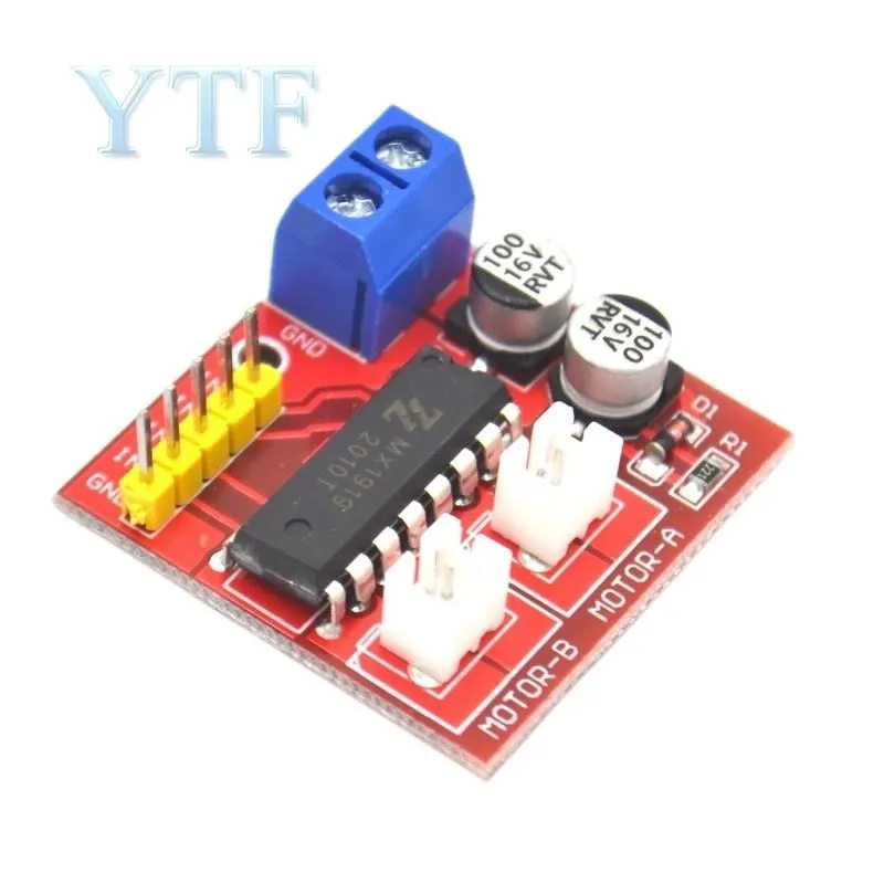 2.5A dual motor drive module positive and negative PWM speed regulation double H bridge stepper motor exceeding L298N