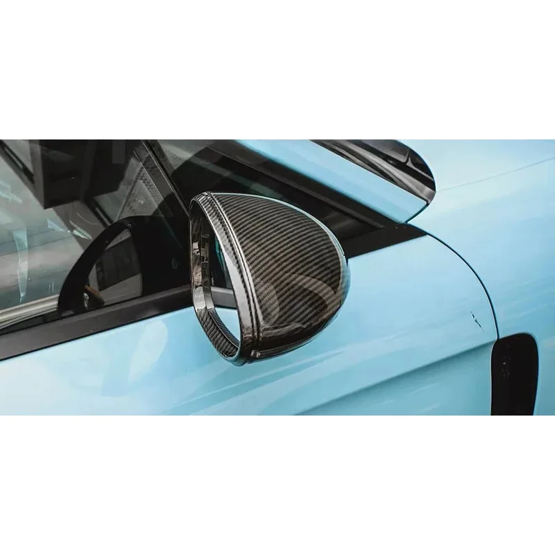 

Left Hand Drive 971 OEM Style Dry Carbon Fiber Mirror Cap With Lane Assist for Parame 2017-2023