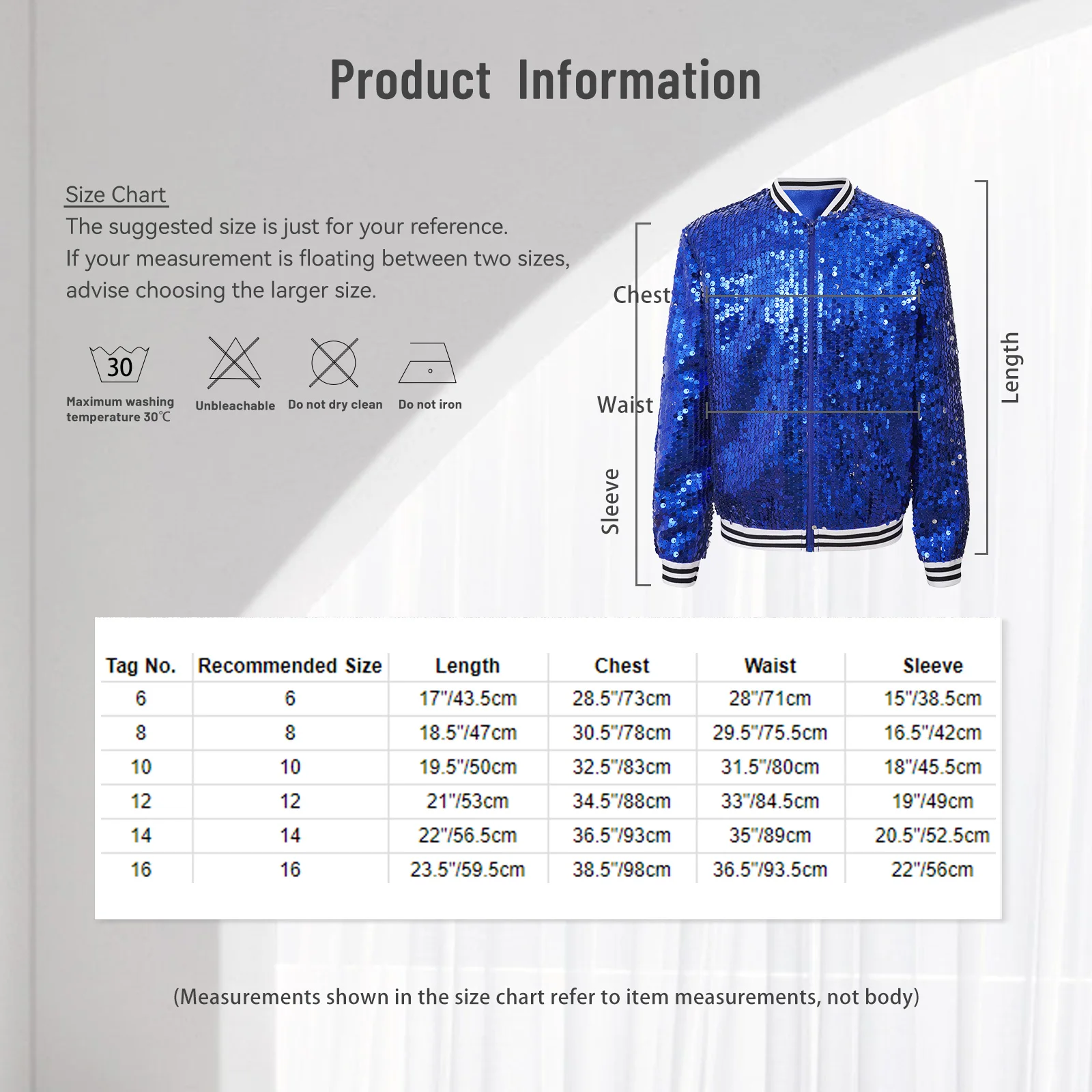 Kids Girls Baseball Jackets Coat Spring Autumn Fashion Sequins Long Sleeve Zipper Outerwear Street Dancing Party Bomber Jackets