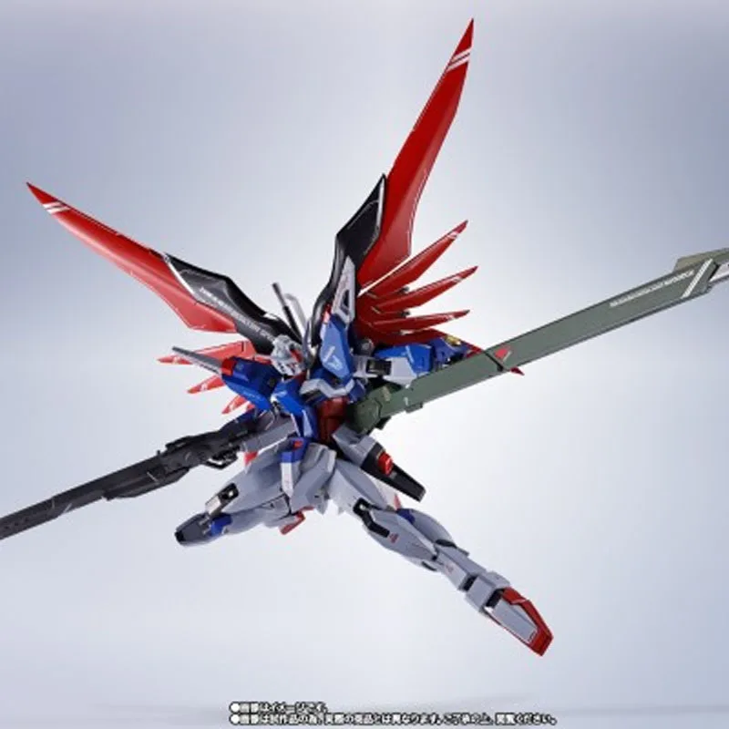 Bandai – figurine de dessin animé authentique THE ROBOT SPIRITS ZGMF/A-42S2 Destiny Gundam Spec II 140mm, jouets d'action pour garçons, cadeau pour enfants