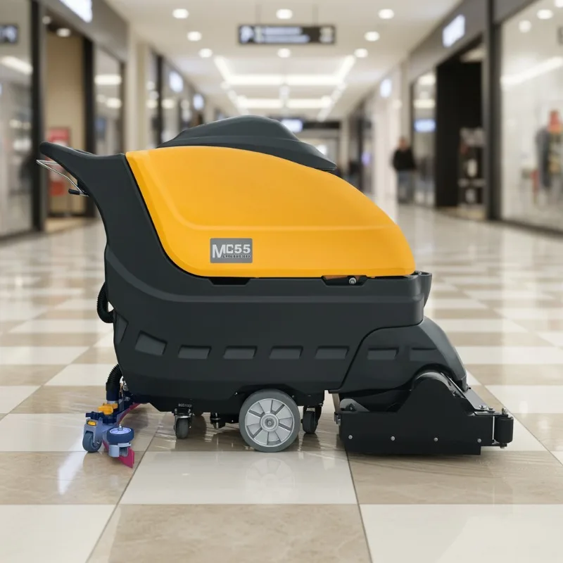 Airo MC55 Manual Hand Push Floor Sweeper Washer All in One Commercial Street Floor Cleaning Machine