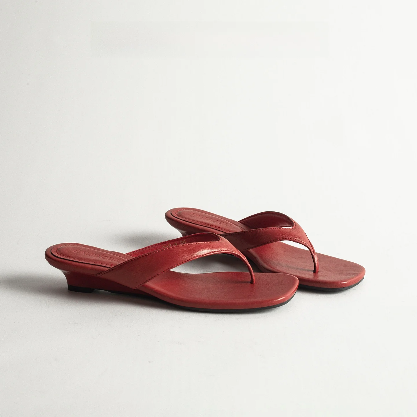 Sandalias de cuña de cuero para mujer, estilo Huarache, con punta cuadrada, versátiles, para exteriores, vacaciones en la pla...