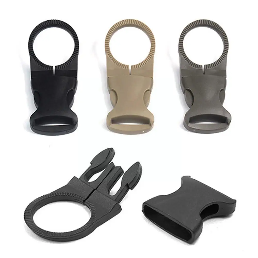 Military Molle Attach Webbing Buckle Hook Water Bottle Clip Outdoor Tools Backpack Holder Climbing Hanger Clasp Carabiner B V3D3