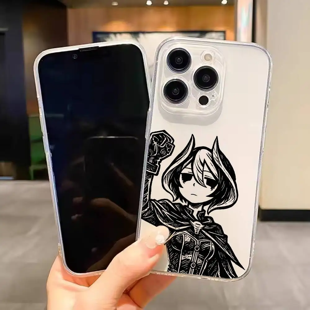 Ozen, fabricado en Abyss. Funda transparente para iPhone 18, 17, 16, 15, 14, 13, 12, Mini, Pro Max y Plus.