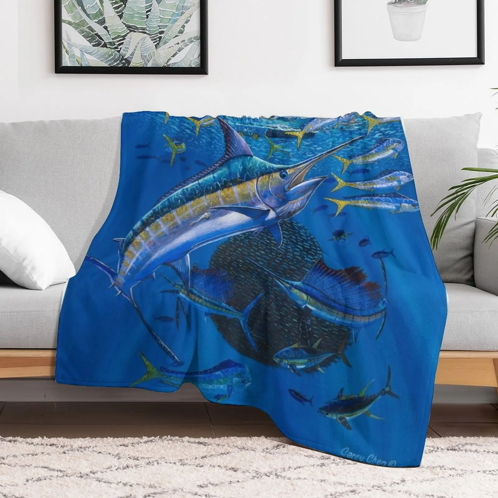 Atlantis Throw Blanket For Sofa Thin Travel Bed covers Blankets