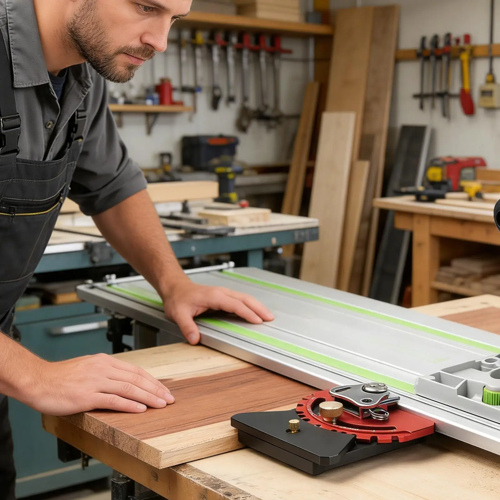 Track Saw Square Precision Woodwoking Tools Router Guide Track Saw Guide Rail For Straight Cuts Crosscut Edges Furniture