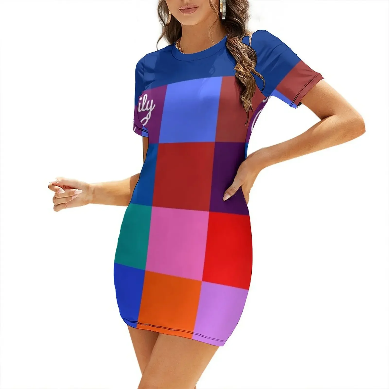 

A thousand colors Short-Sleeved Dress Woman clothing dress summer Clothing dresses women summer 2026
