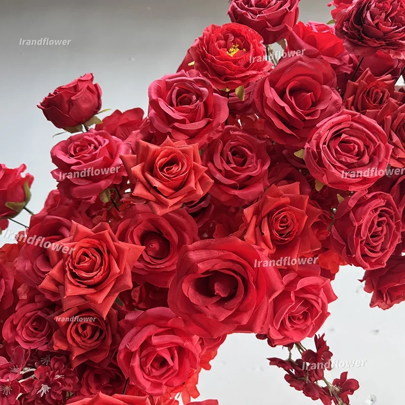 Red Heart Arch Shaped Artificial Flowers For Graduation Mother's Day Easter Christmas New Year Halloween Wedding Decor view 5