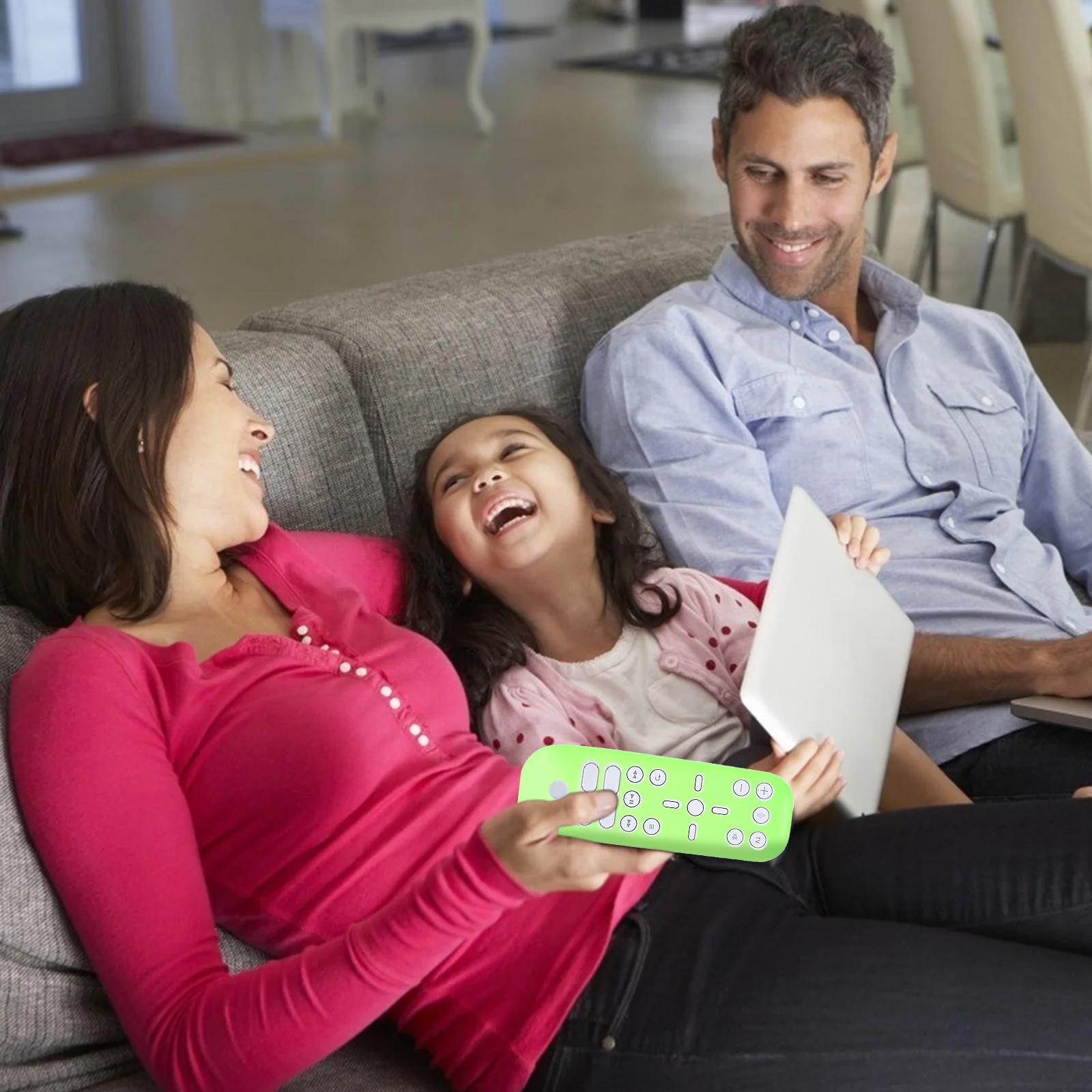 حافظة حماية لجهاز التحكم عن بعد من السيليكون عالي الجودة، لون ممتع ومشرق، سرير أريكة مقاوم للصدمات وغير قابل للانزلاق، حماية متينة #4