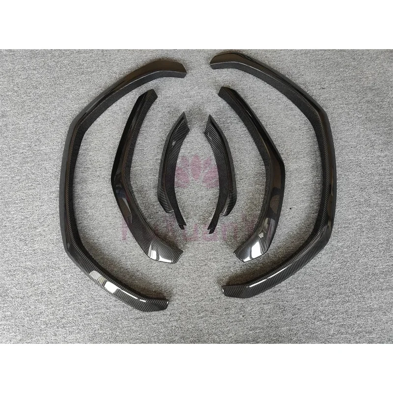 URUS Style Carbon Fiber Wheel Eyebrow Body Kit Front Bar Side Rock Rear Diffuser