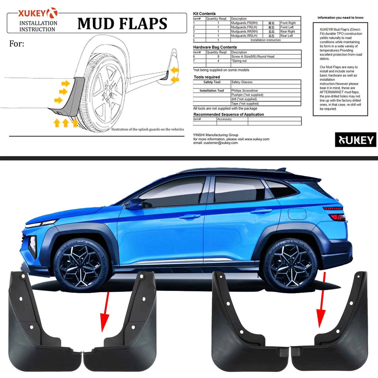 4X Splash Guard Mud…