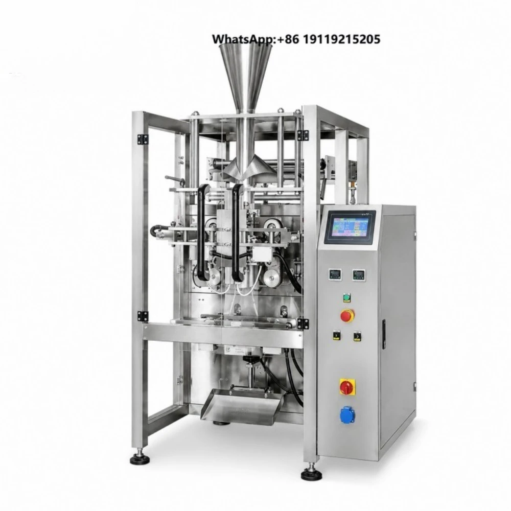 Vertical Packaging Particle Small Food Twin Bag Popped Corn 2g Sugar Sachet Filling and Packing Machine