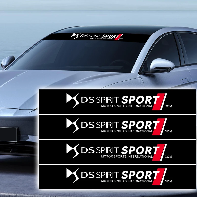 

1PCS Car front window shade decorative sticker For DS SPIRIT DS3 DS4 DS4S DS5 5LS DS6 DS7 DS9 WILD RUBIS E-Tense DIVINEDS