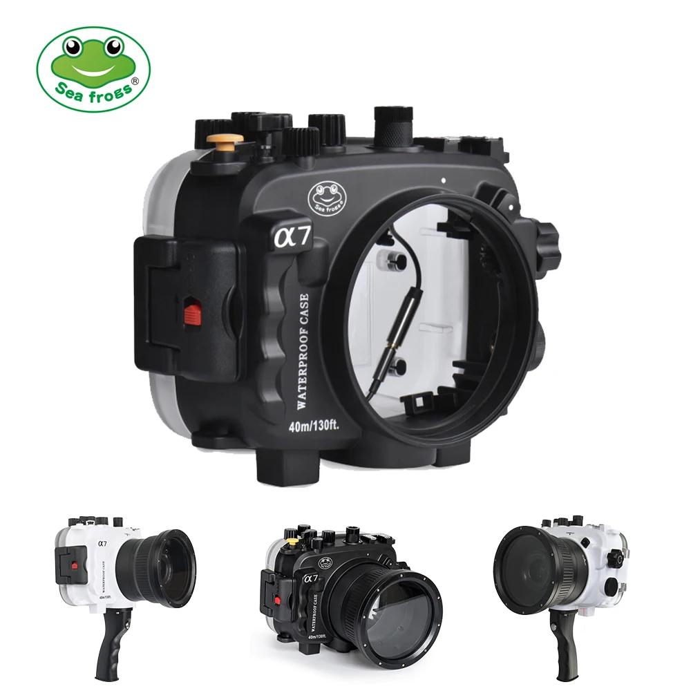 

Сумка для дайвинга Seafrogs для Sony A7 pro, чехол для цифровой камеры с электронной ручкой, водонепроницаемое профессиональное снаряжение для дайвинга 40 м