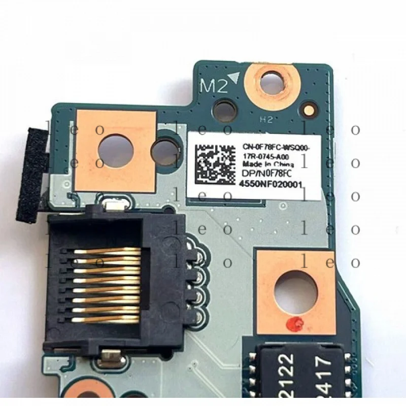 E  New USB Audio SD Card Rearder IO Board For Dell Latitude 3420 E3420 F78FC