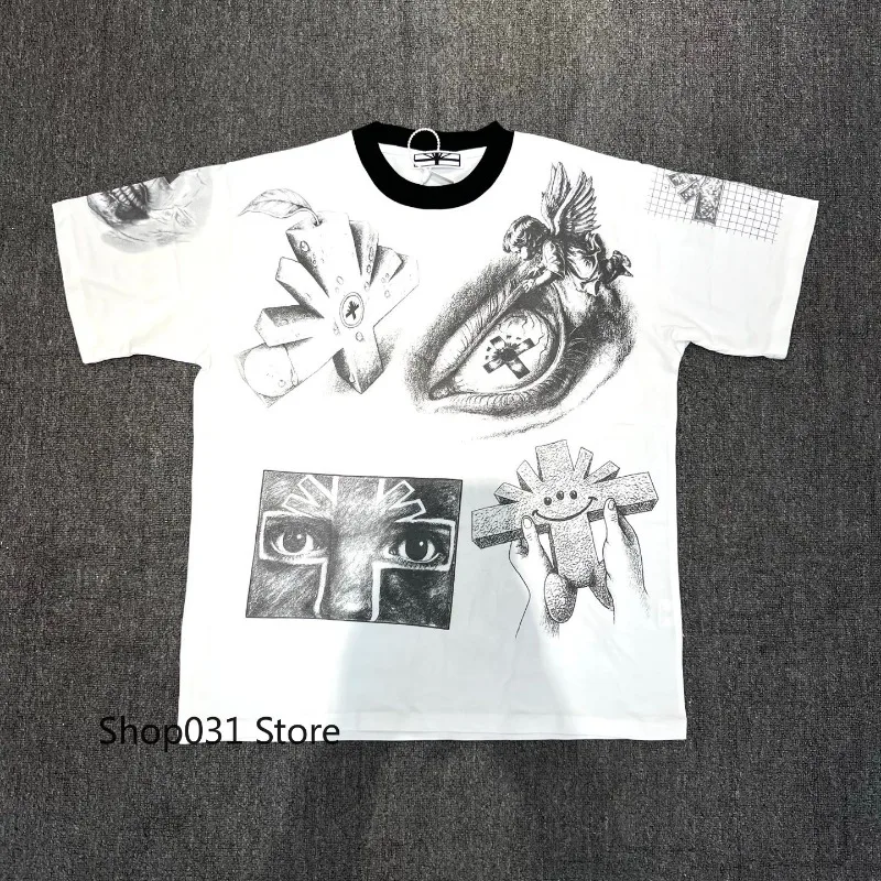 

Vertabrae Men's T-Shirt Art Print Streetwear Fashion Loose Fit Casual Top Trendy Graphic Design Comfortable Oversized Tee