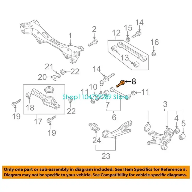 D8KE CAMS REEMPLAZO REEMPLACIÓN TORNILLA DEL TORNILLO ENCENDRICO Tornillo brazo 55233-3R000 546403R000 552603K100
