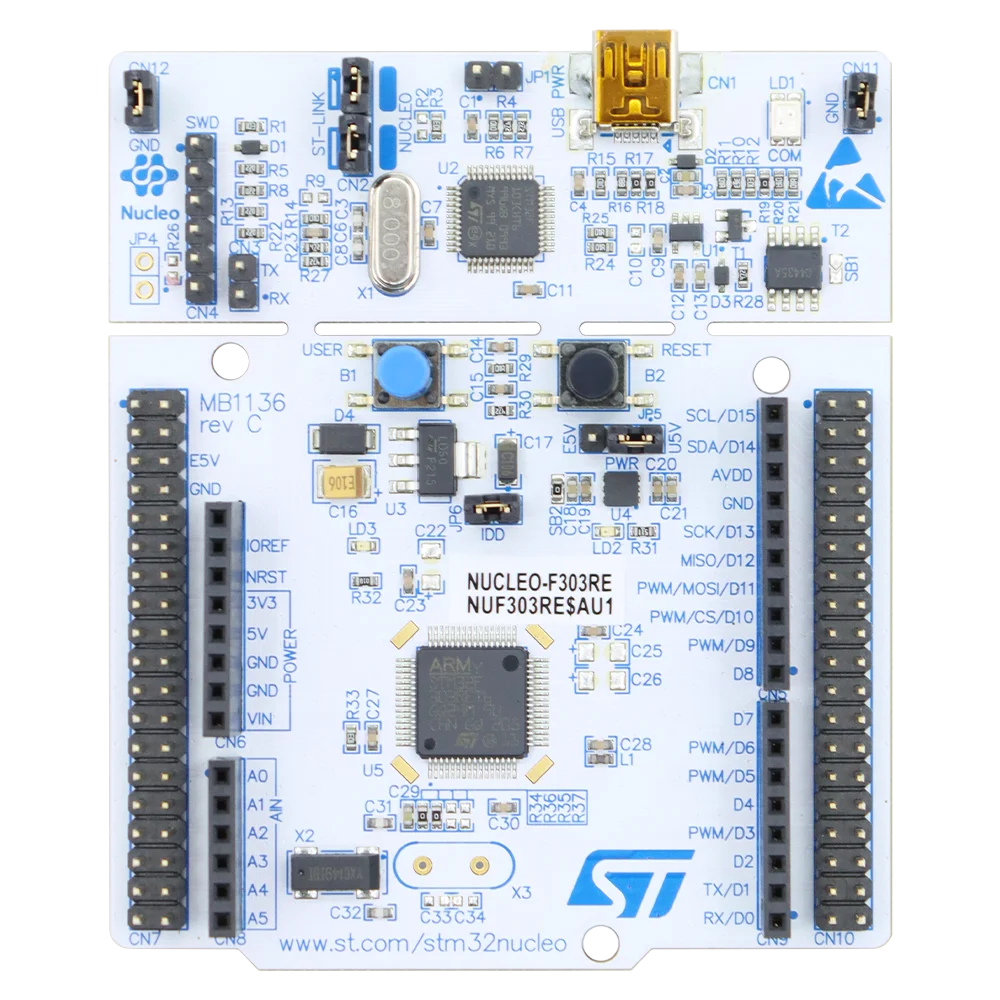 For NUCLEO-F303RE STM32F303RE Cortex M4 MCU Nucleo Development Board Onboard STLINK V2 1
