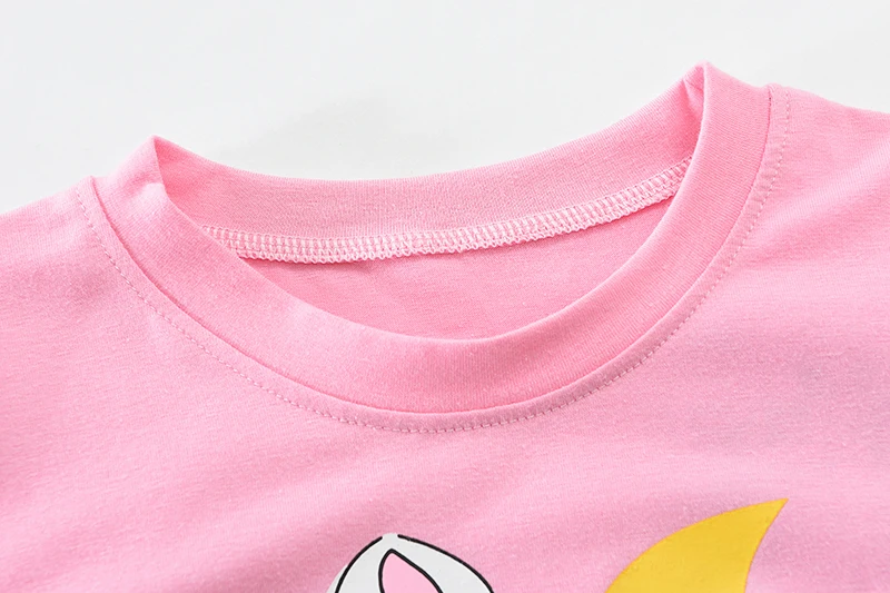 Little Hand Girls Cute Pajamas Set Cartoon Cat Long Sleeve Top+Pants Kids Soft Children Loungewear Nightwear for 2-7T
