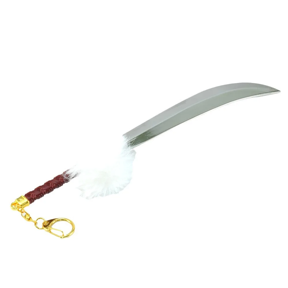 22cm Inuyasha Iron Broken Tooth Sword Sesshomaru Anime Peripherals Katana 1:6 Samurai Knife Metal Model Accessories Toys Gifts