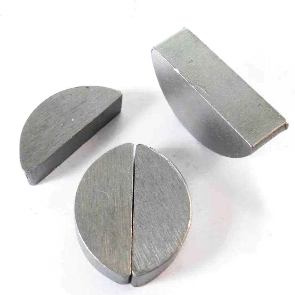 A3 Steel Metric Woodruff Key M2 M2.5 M3 M4 M5 M6 M8 M10 - Half Moon Drive Fastener for Mechanical Shaft Connection & Repair