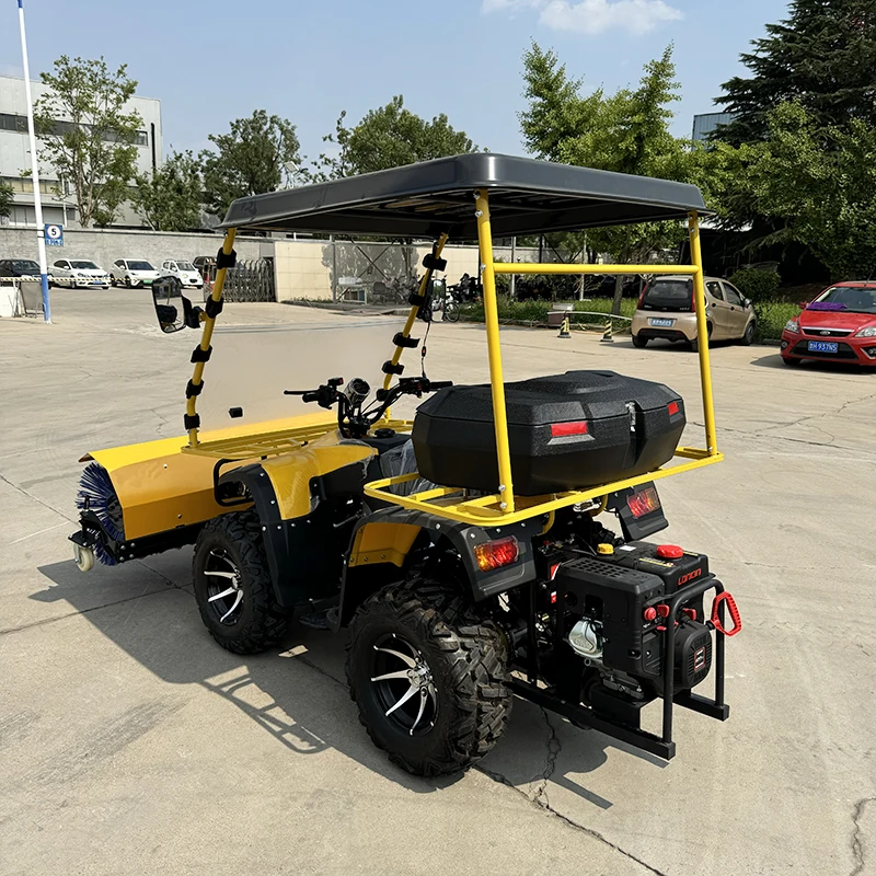 15-дюймовый четырехколесный электрический стартер, универсальный снегоход, автомобиль для уличного снегоуборщика, щетка для снега, толкатель для снега