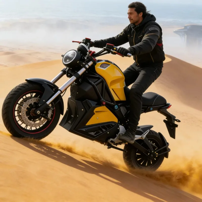 Lvyuan High Power Electric Sportbike 80km/h Motos Electrica 72V 1500/2000W High Speed Electric Bike Two Wheel Electric Moto