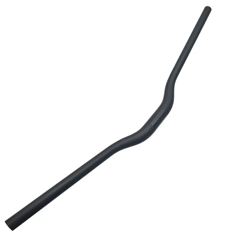 Neueste 3K Vollcarbon-Fahrradlenker 90mm Rise 25mm Backsweep MTB 31.8x660-760mm Renn- und Kletterfahrrad Matt – Detail 8