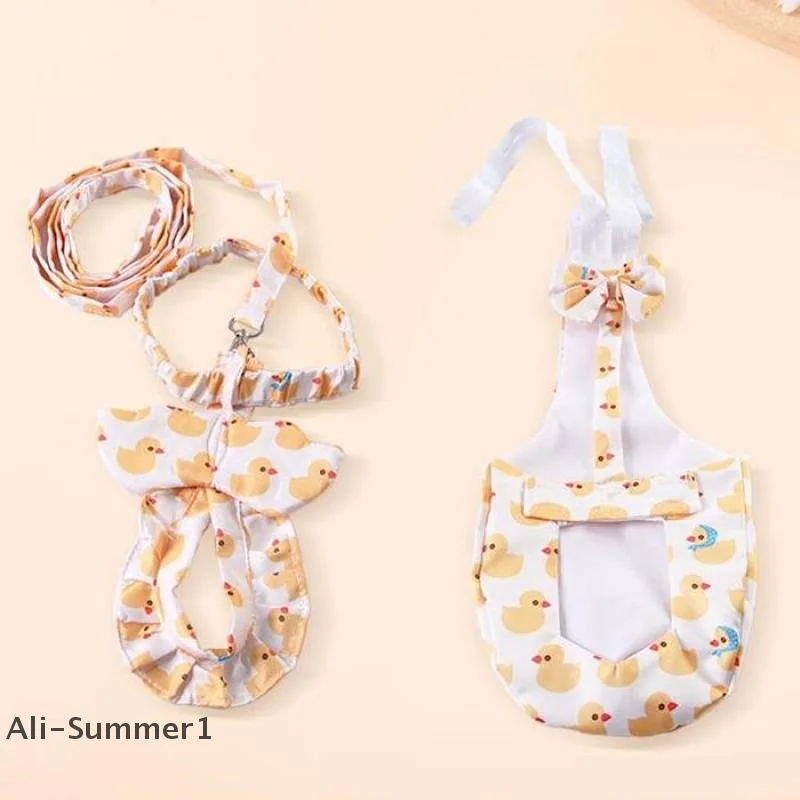 Cute Cartoon Adjustable Pet Goose Chicken Duck Diapers Kawaii Traction Chest Strap Rope Goose Breast Strap Outdoor Pet Supplies view 5