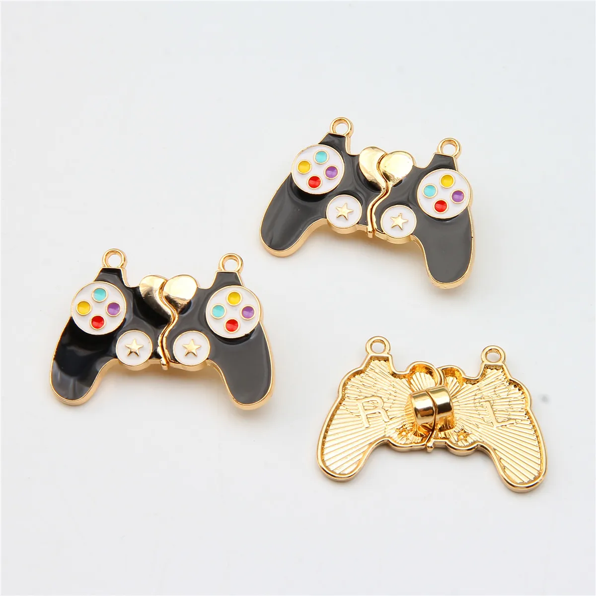 15sets new magnetic butterfly donut gossip pendant DIY necklace good friend best friend multi-person jewelry wholesale