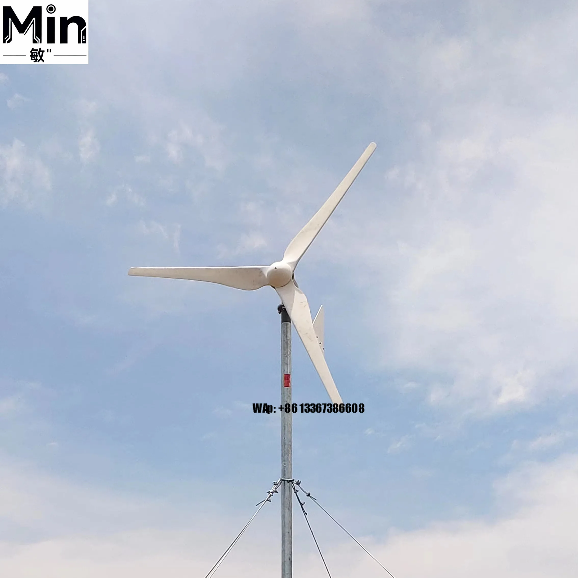 

1500W Wind Turbine Generator, Low Noise Auto Brake Protection, 24V/48V Off Grid On Grid Renewable Energy