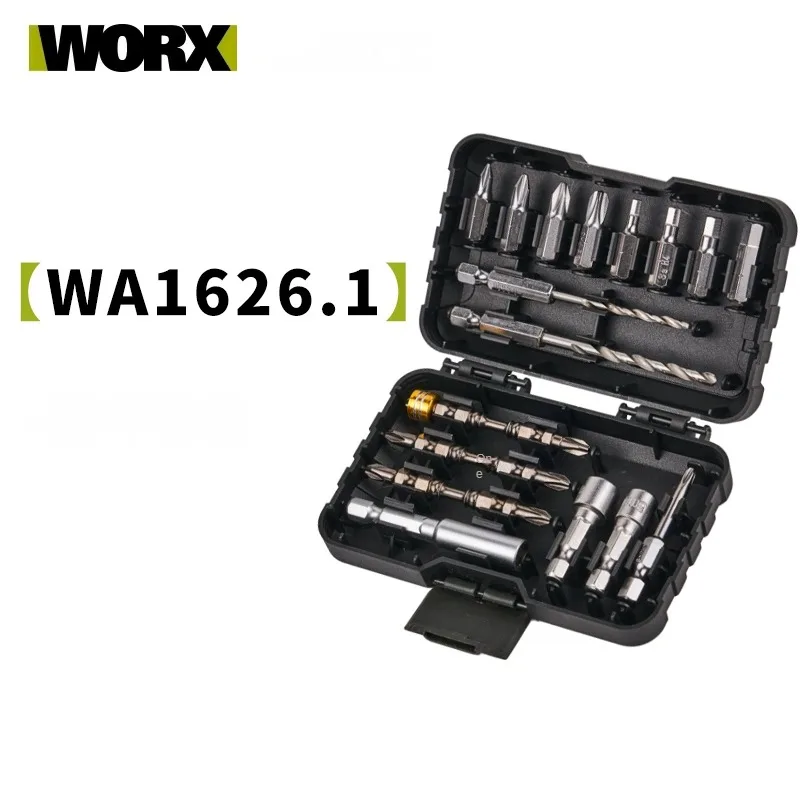 Original Worx WA1626.1 Drill Bits Set with Phillips Hexagon Torx Extend Rod Twist Sleeve Hole Bit