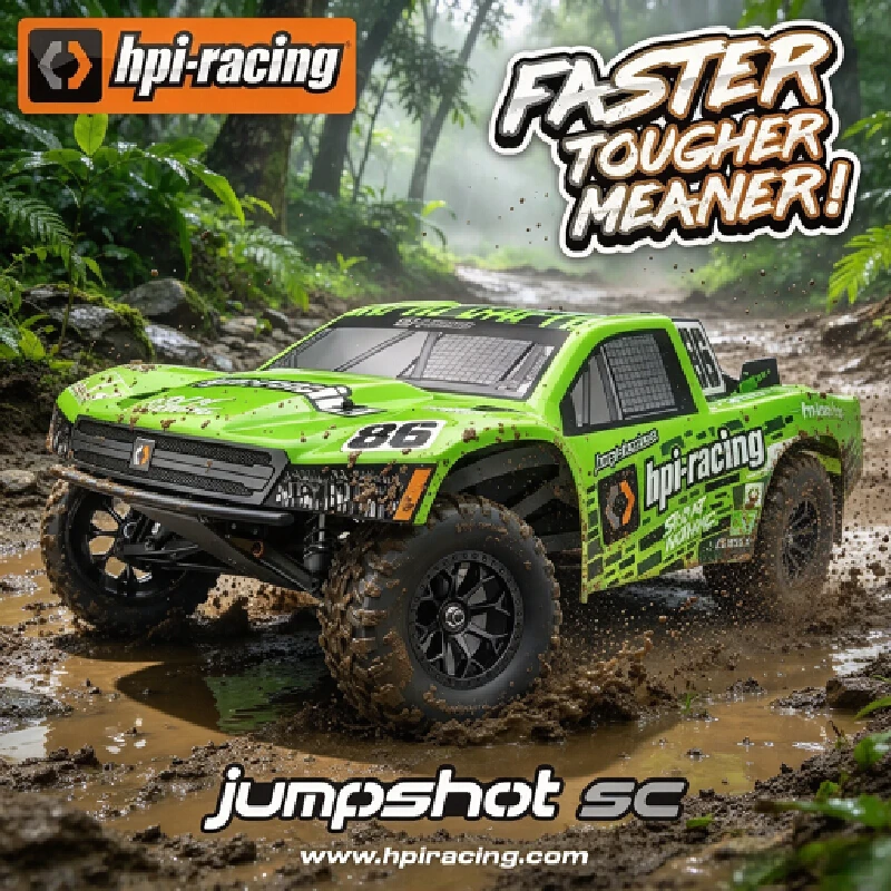 Hpi Racing 1/10 Jumpshot Sc V2 2wd High Speed Electric Rc Short Course Truck Off Road Racing Hobby Model Vehicle 160261