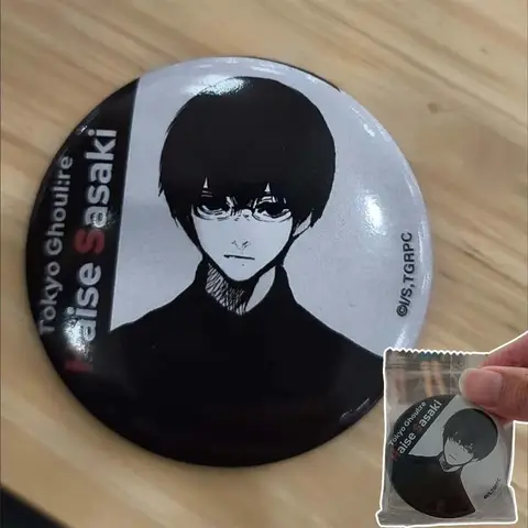 Tokyo Ghoul Kaneki Ken Emaljnål Animefigurer Emaljnålar Plåt Kavajnålar Märken Punk Smycken Gåvor Ryggsäckstillbehör 8 best sales Tokyo Ghoul-nål - №6