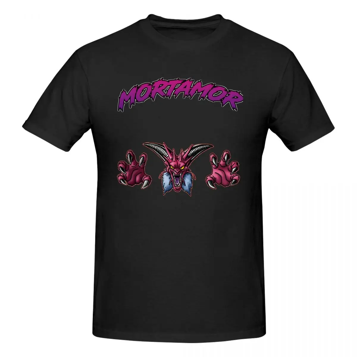 Dragon Quest Mortamor camiseta artística para homens, 100% algodão, camiseta engraçada, camiseta grisalha, tops de manga curta, presente