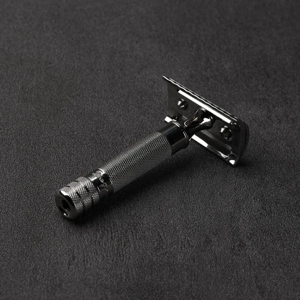 Yaqi Diagonal Slant Stainless Steel Safety Razor For Mens Precise Shaving 13mm Diameter And 77mm Handle Length Comfortable Grip