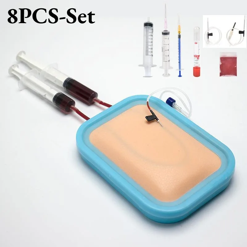 

Практичная силиконовая тренировочная подушка для инъекций венепунктуры, человеческая подушка, набор Moudel, аксессуары для медицинской медицинской помощи