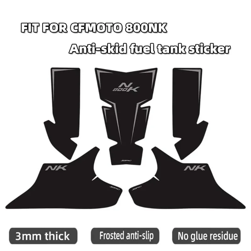 FOR CFMOTO 800NK NK800 800 NK 2023-2026 Motorcycle 3M Anti Slip Tank Pad Stickers Pad Side Gas Knee Grip Protector Decal