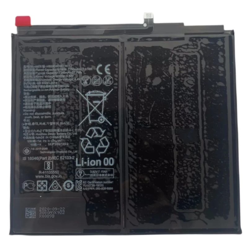 Battery Baterai HB27D8C8ECW-12 untuk Huawei MatePad V7 Pro BZT3 KJR BAH3 W59 AN10 DBY-AL00 BRT MRX AL09 W19 AN09 MRR-W29