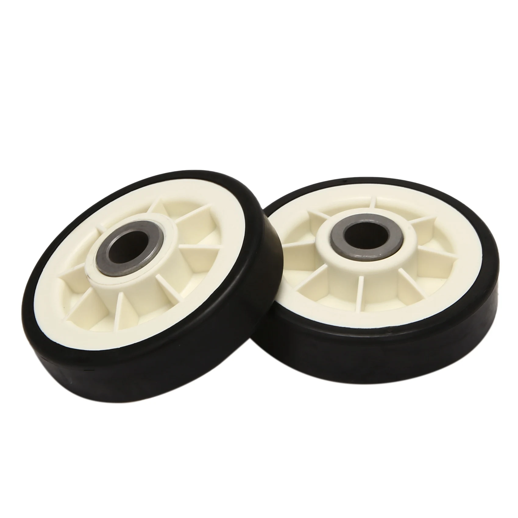 Rullo e albero di supporto per tamburo dell'asciugatrice 2 pezzi per 303373 , 12051541 , ER 303373 K, 303373 K