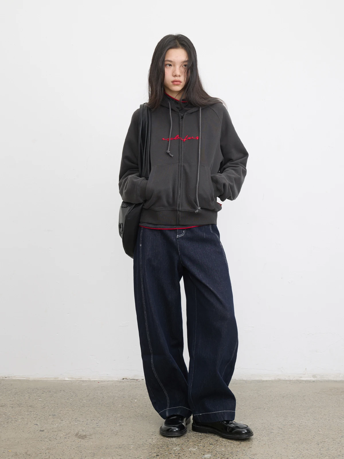 

Fce Lined Hooded Jaet Embroidered Cotton Polyester Blend Outerwear Year Design Comfortable Fit Ladies Sweatirt