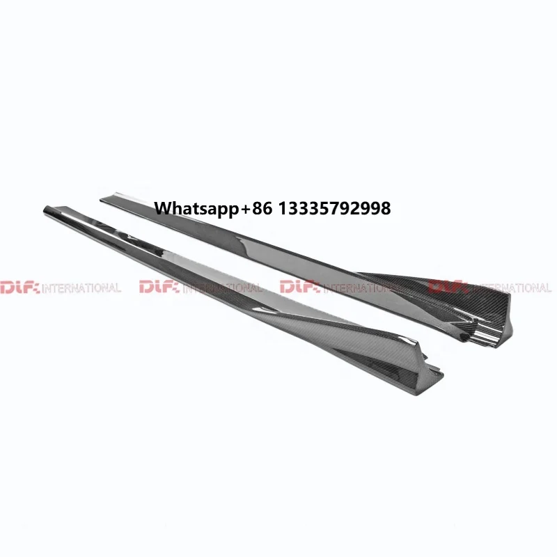 

High Quality Carbon Auto Parts for Nissan 400Z RZ34 Fairlady Z Late (2022y-) DLF V Type Carbon Fiber Side Skirt Extension