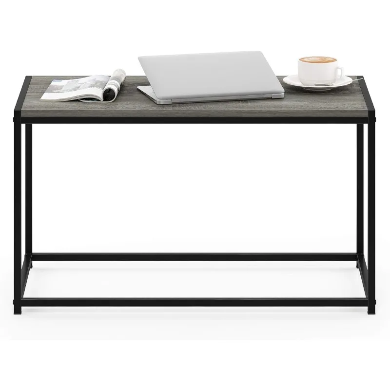 Mesa de centro moderna, roble francés gris