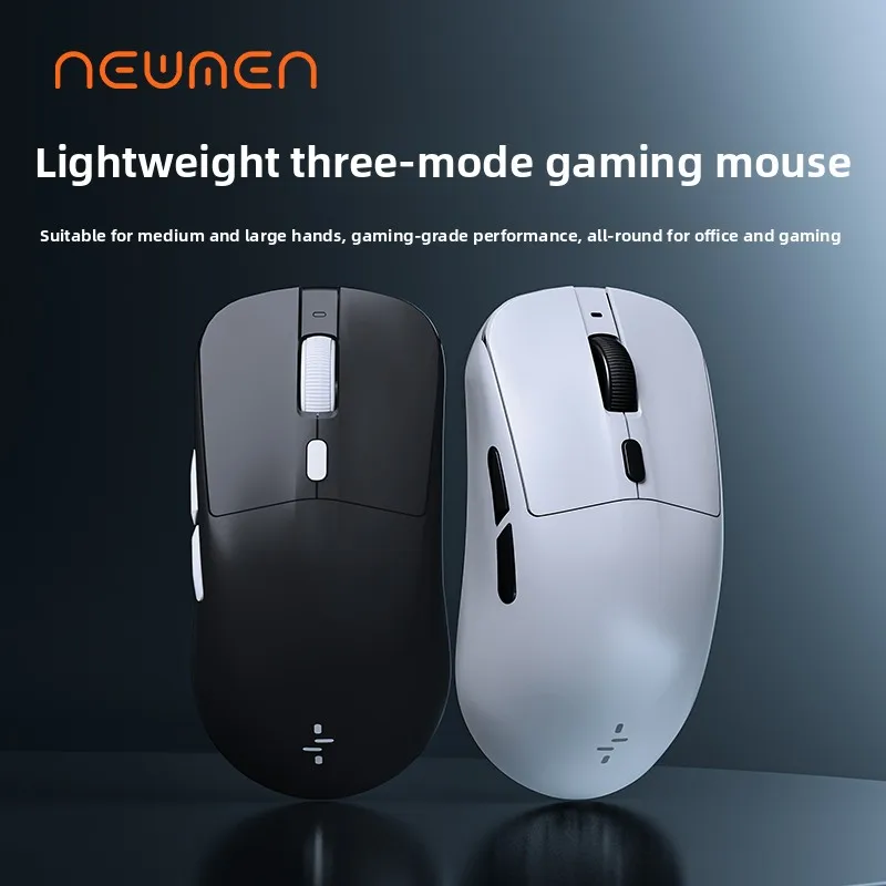 Newman GW9 Competitive Version Mouse Wireless Bluetooth Three-mode Lightweight PAW3311 Dual 1K Gaming Office Desktop Notebook