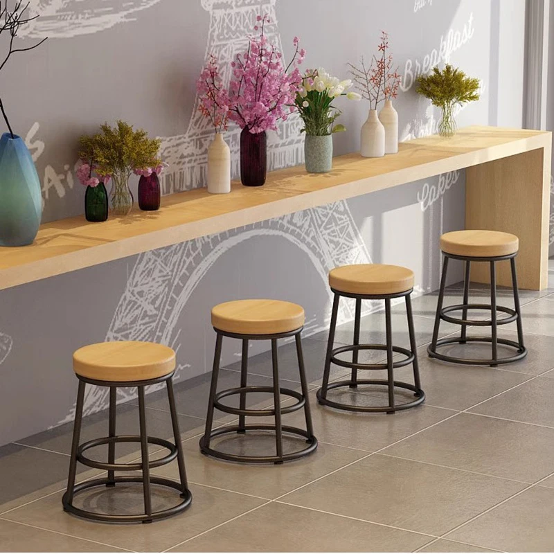 Скандинавский высокий табурет, барные стулья, дизайнер для приема, Relax, современные барные стулья, винтажный минималистичный дизайн, барная мебель Barkrukken LLBC