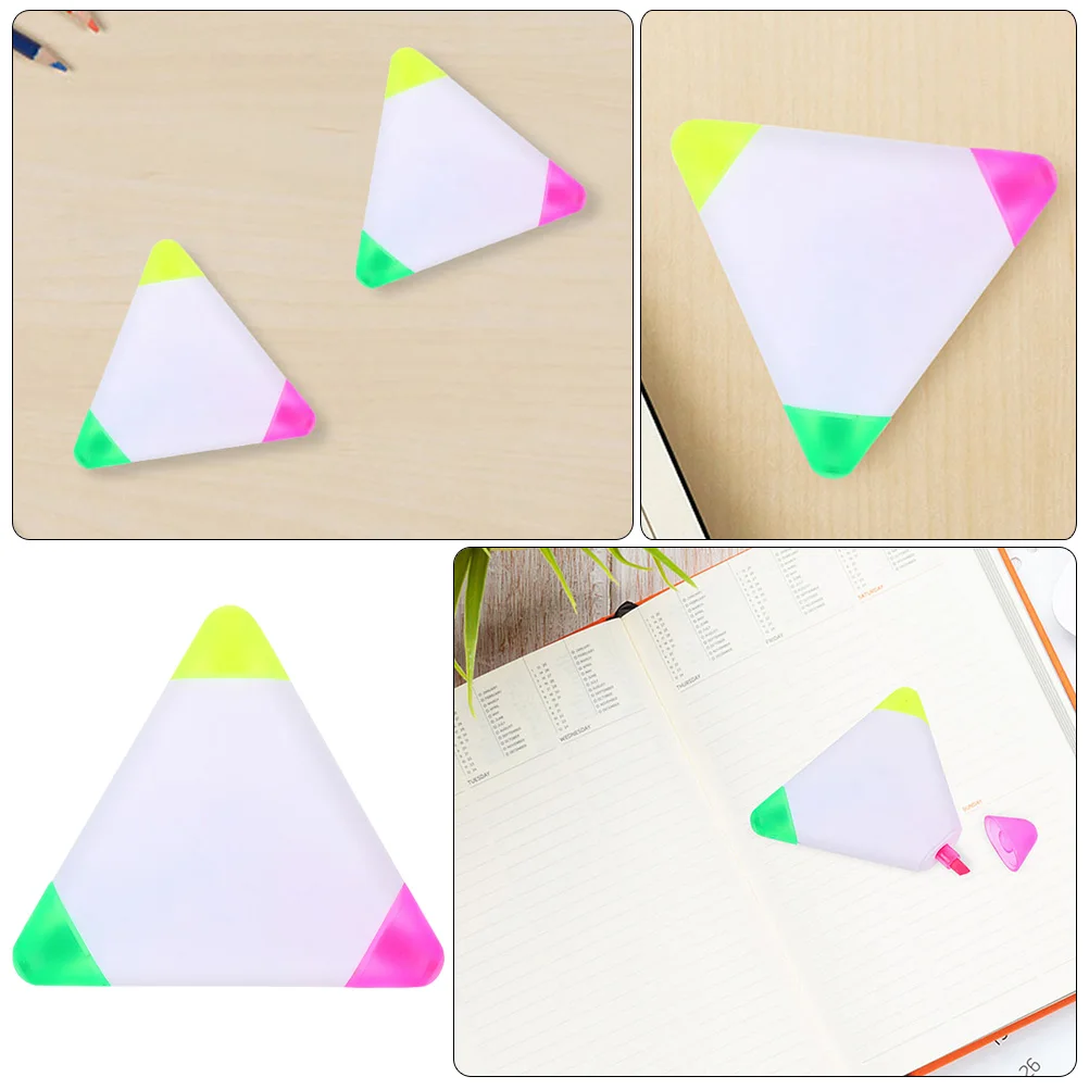 5 szt. Zakreślacze Kolorowe Pisaki Plastikowe Markery Jasne Kolory Do Pracy Szkolnej Scrapbookingu Podkreślania