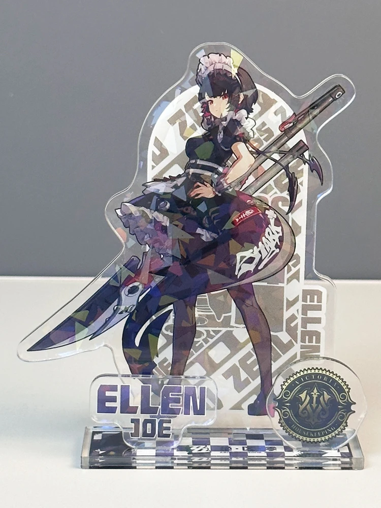 Anime Zenless Zone Nul Ellen Joe Hoshimi Miyabi Hoshimi Miyabi Laser Acryl Stand Figuur Model Spel Rekwisieten Decoratie Cadeau