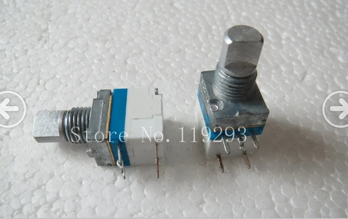 [BELLA]Japan TOCOS single linked with switch potentiometer B10K Potentiometer half intercom handle 11MMF--10PCS/LOT